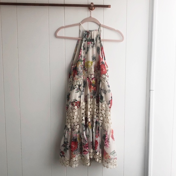 New Anthropologie Ranna Gill Floral Lace Dress - Picture 7 of 7